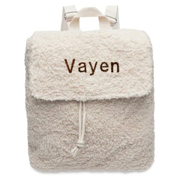 Jollein Rugtasje Boucle | Naturel