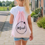 Gymtas | met naam cirkel