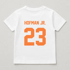 T-shirt kind wit | Rugnummer