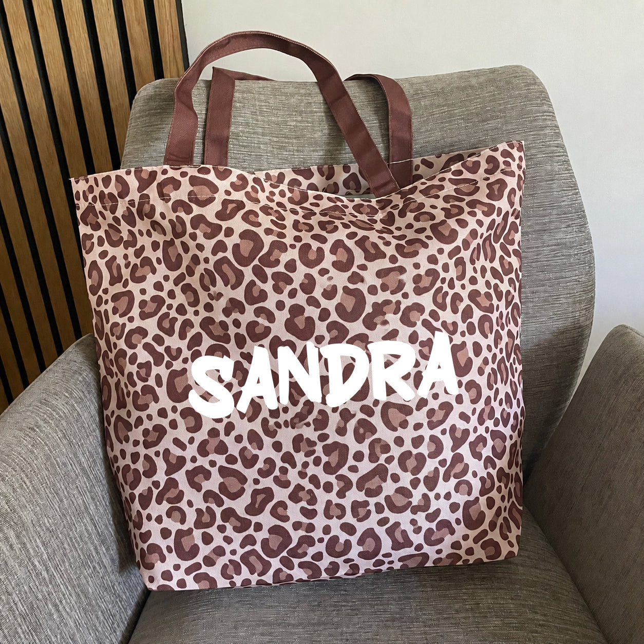 Leopard Tas | Met naam