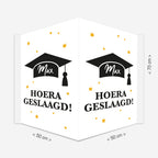 Raambord met naam | Hoera Geslaagd