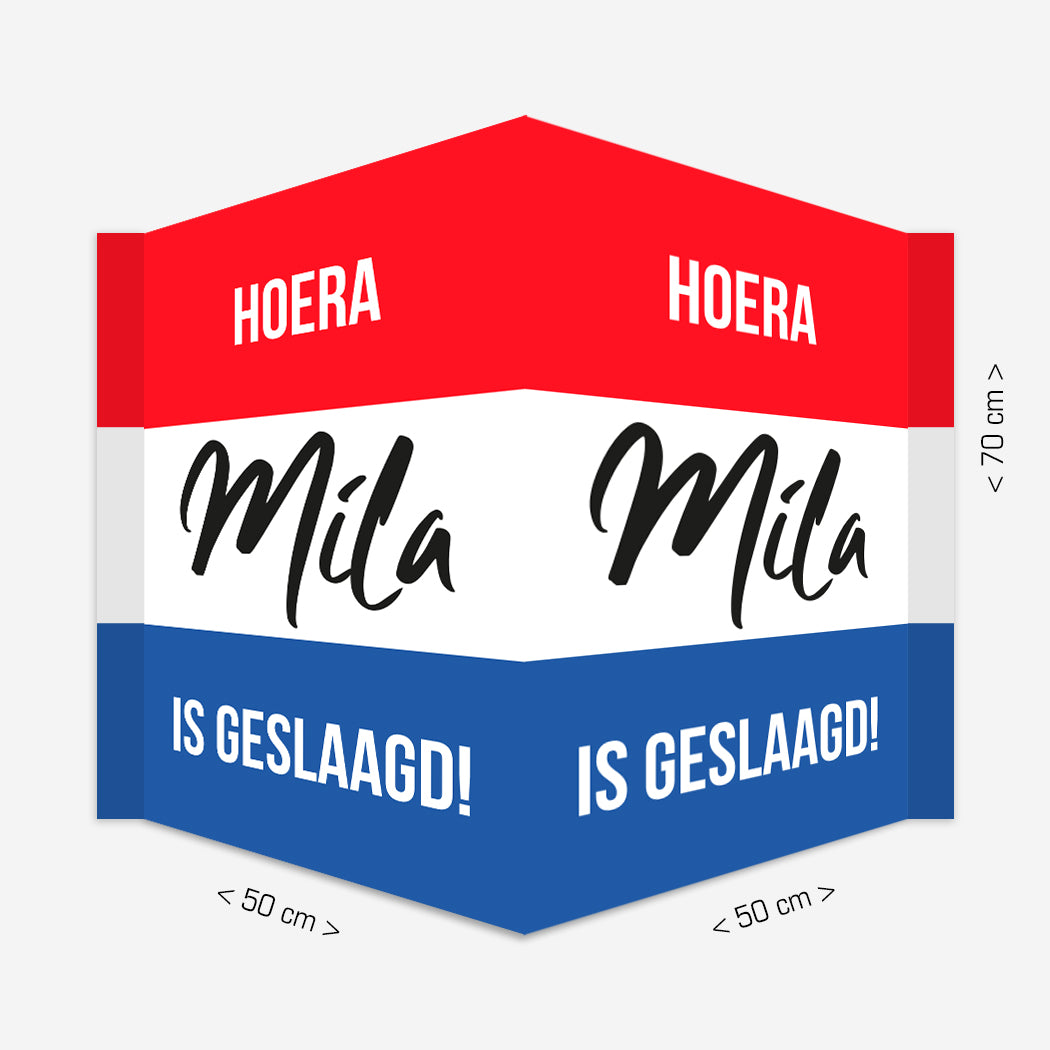 Raambord met naam | Geslaagd NL