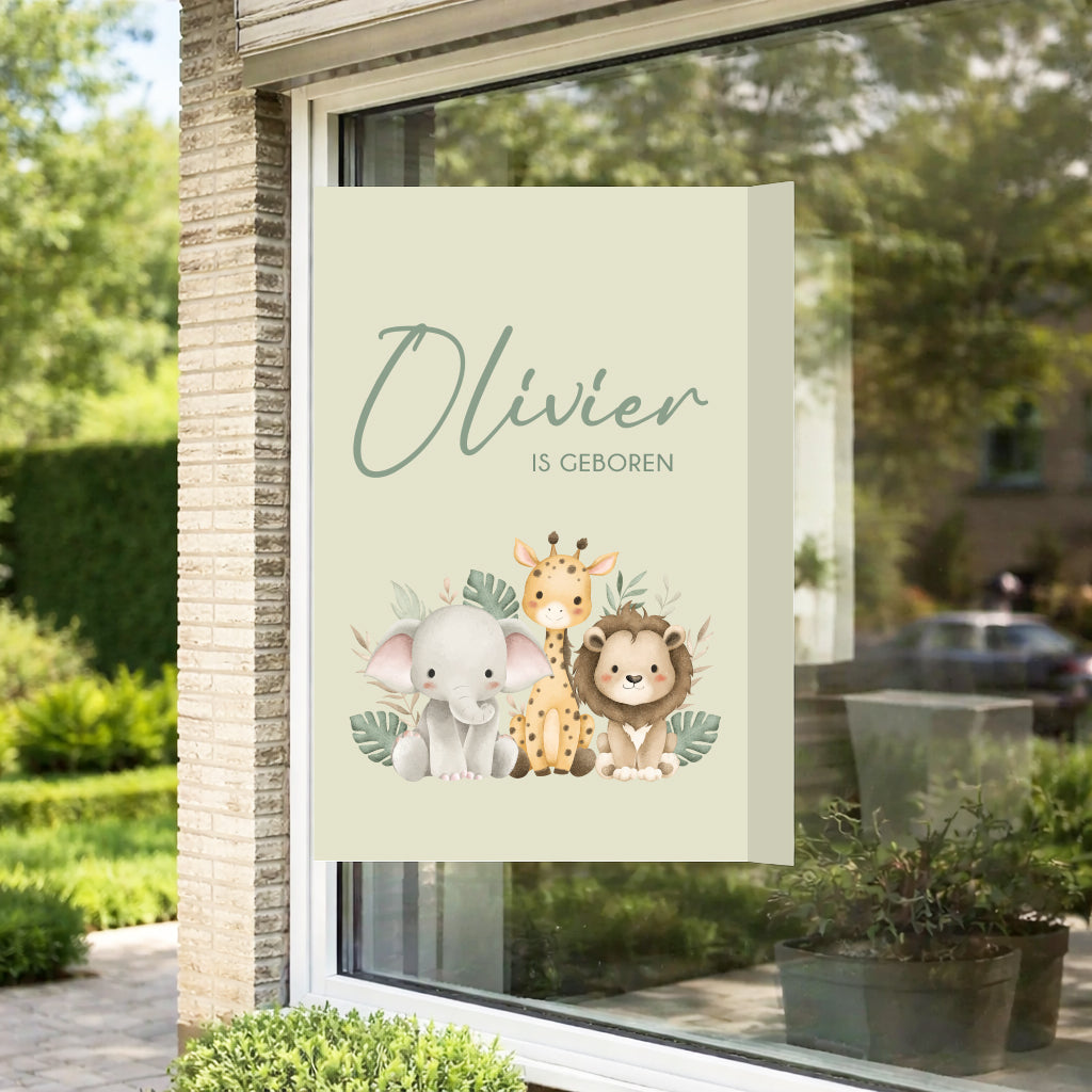 Raambord met naam | Jungle