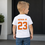 T-shirt kind wit | Rugnummer