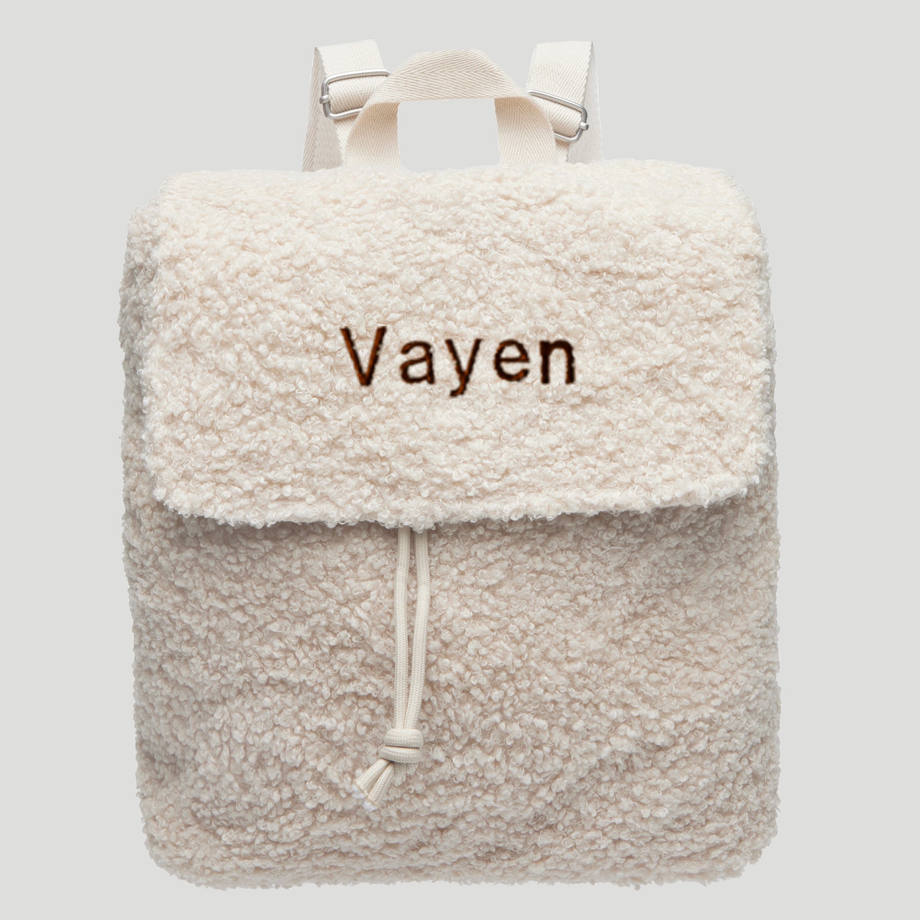 Jollein Rugtasje Boucle | Naturel