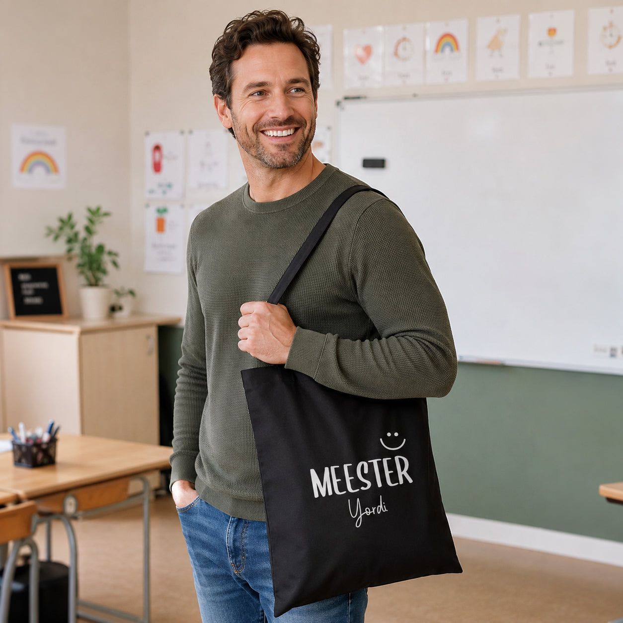 Tas met naam | Meester