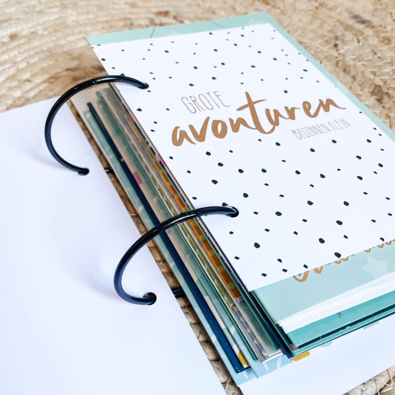 Bewaarbundel | Geboortjekaartjes groen