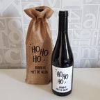Fles etiket Ho Ho Ho | 10 stuks