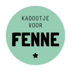 Kerst sticker met naam | Kadootje