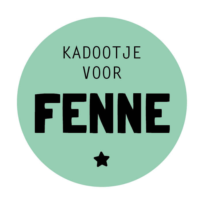Kerst sticker met naam | Kadootje