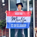 Vlag | Geslaagd met naam
