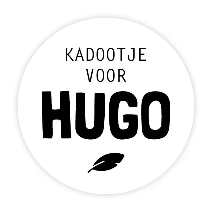 Sinterklaas sticker met naam | Kadootje