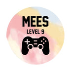 Traktatie sticker met naam | Gamer