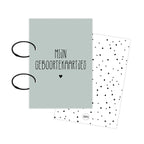 Bewaarbundel | Geboortjekaartjes groen